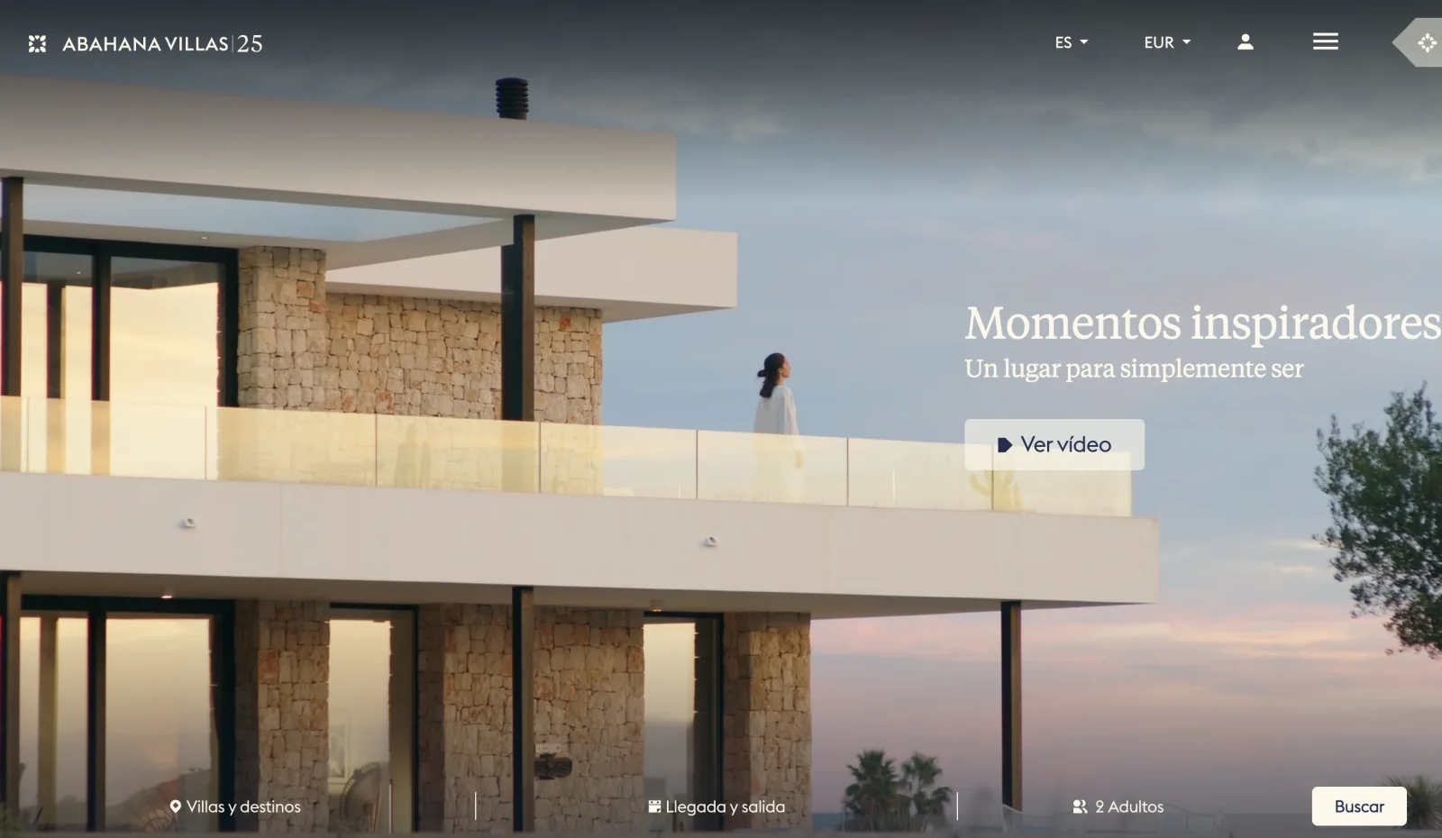 Reingeniería de la plataforma digital de Abahana Villas